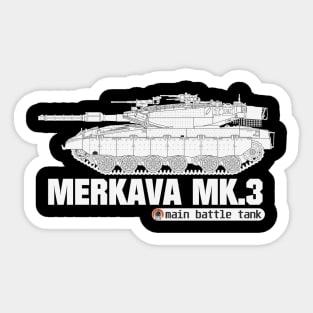 MBT Merkava Mk 3 Sticker